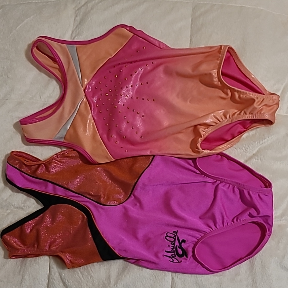 Girls gymnastics leotards size CS and 5/6